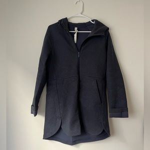 Lululemon Navy Long Coat